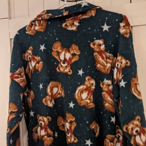 Vintage Retro Oceanic Teddy Bear Fleece - Picture 3 of 5